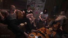 【欧美SLG/汉化/动态】流浪汉 The Bum v0.9 汉化版【PC/8G】